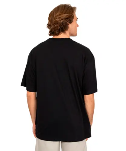 Camiseta Quiksilver Over Embroidery Preto
