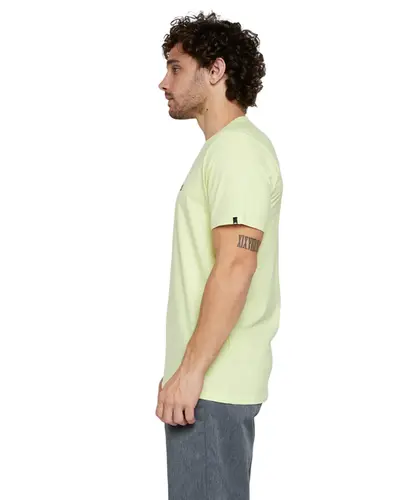 Camiseta Quiksilver Transfer Square Color Verde Claro