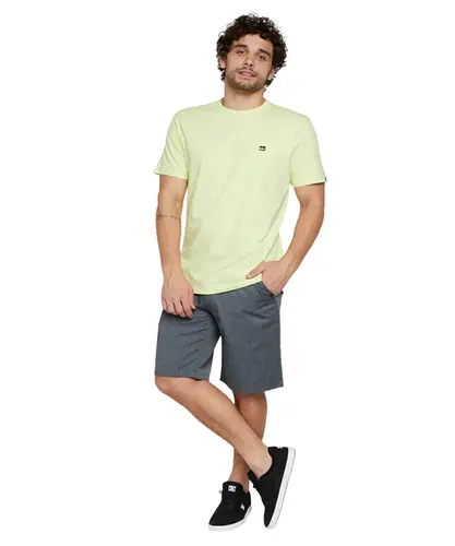 Camiseta Quiksilver Transfer Square Color Verde Claro