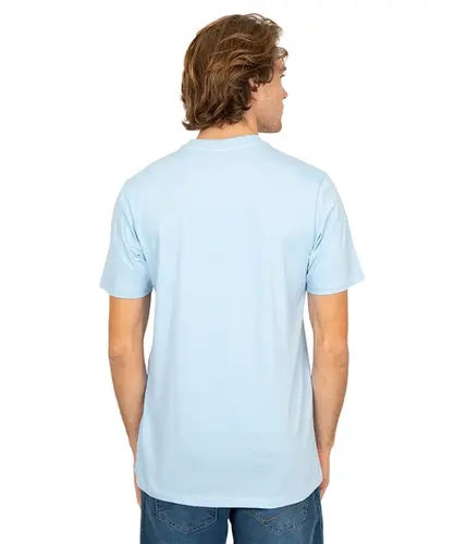 Camiseta Quiksilver Transfer Square Azul Claro
