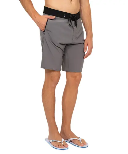 Boardshort Quiksilver Everyday Solid Double Zip 20 Cinza