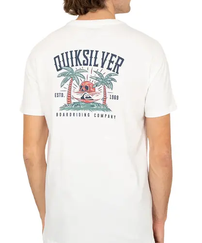 Camiseta Quiksilver Paradise Snow White - Camiseta Quiksilver