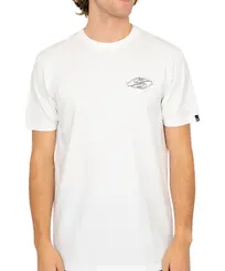 Camiseta Quiksilver Ripple Fount Branco
