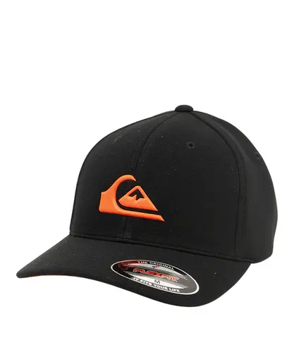 Boné Quiksilver Logo Orange Black