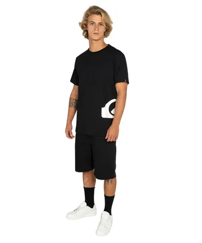 Camiseta Quiksilver Side Logo Preto