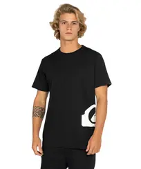 Camiseta Quiksilver Side Logo Preto