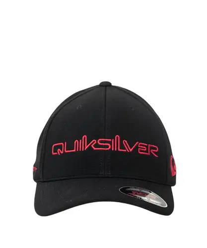 Boné Quiksilver Emb Type Down Word Black