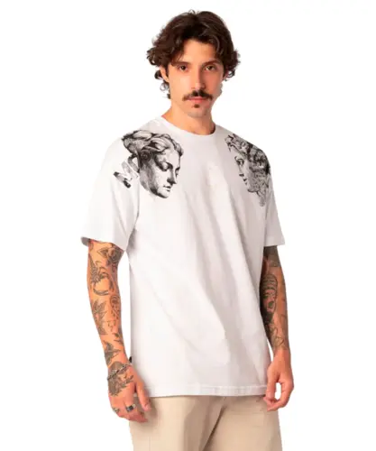 Camiseta MCD Especial Manga Japonesa Godness Branco