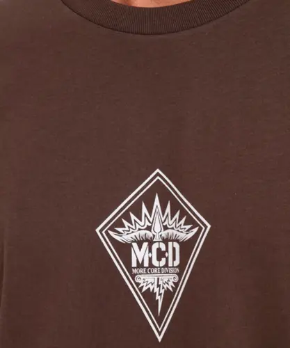 Camiseta MCD Regular Linha Do Tempo Marrom Ruina