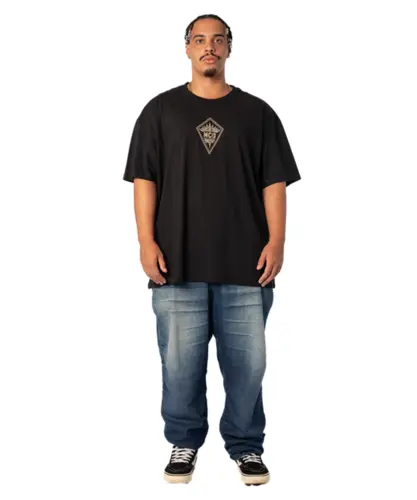Camiseta MCD T-Shirt Oversized Linha Do Tempo Preto