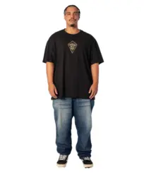Camiseta MCD T-Shirt Oversized Linha Do Tempo Preto