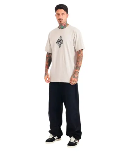 Camiseta MCD Regular Espada Caligrafiti Bege Poeira