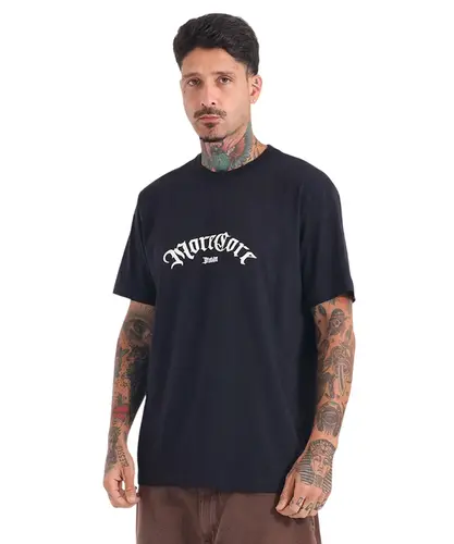 Camiseta MCD Caligrafiti Relevo Preto