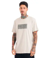 Camiseta MCD Regular Linhas Bege Poeira