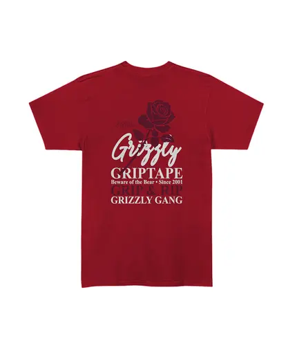Camiseta Grizzly Fresh Flowers Tee Red