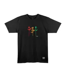 Camiseta Grizzly Growing Irie Tee Black
