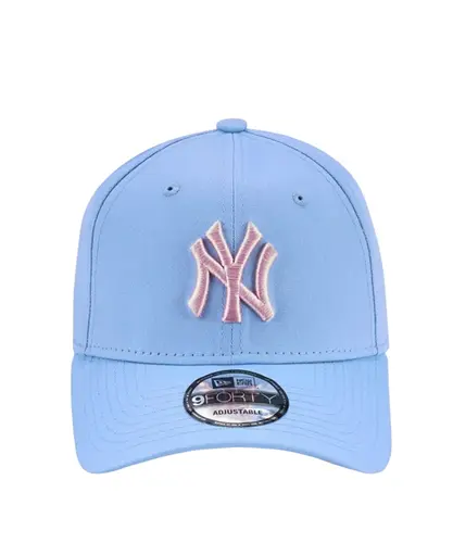 Boné New Era 9Forty SN Basic Neyyan Azul e Rosa