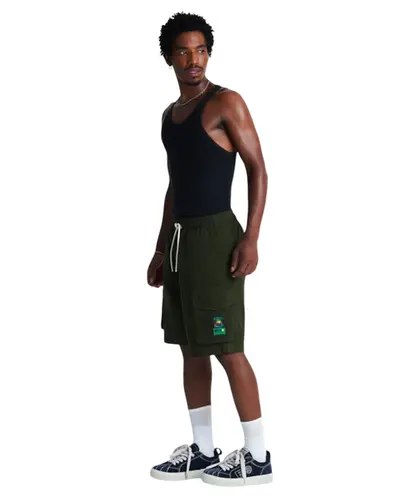 Bermuda Baw Cargo Baw x Smiley Verde Militar