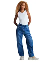 Calça Baw Low Rise Simple Denim
