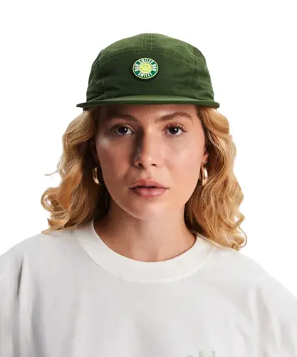 Boné Baw Five Panel Baw x Smiley Verde Militar