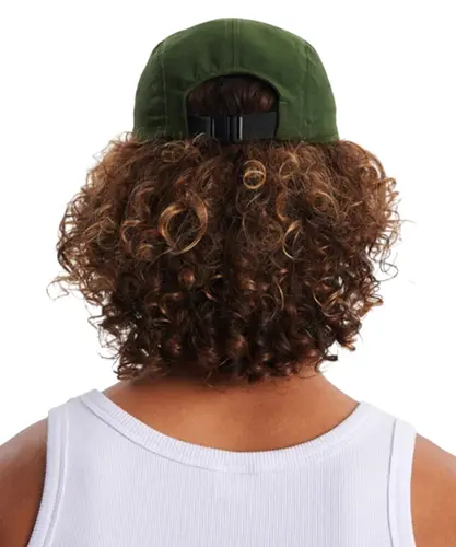 Boné Baw Five Panel Baw x Smiley Verde Militar