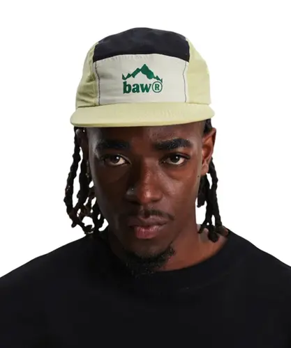 Boné Baw Five Panel Colorblock Outdoor Bege