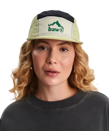 Boné Baw Five Panel Colorblock Outdoor Bege