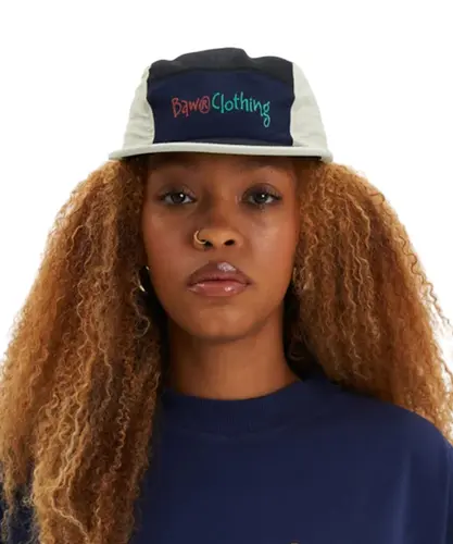 Boné Baw Five Panel Colorblock Connect Off White Marinho