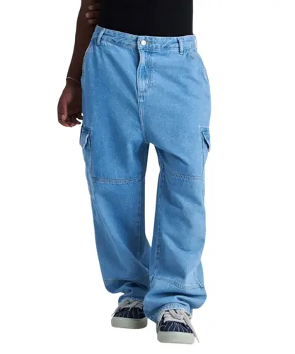 Calça Baw Simp Cargo Elementary Baw x Smiley Jeans Claro