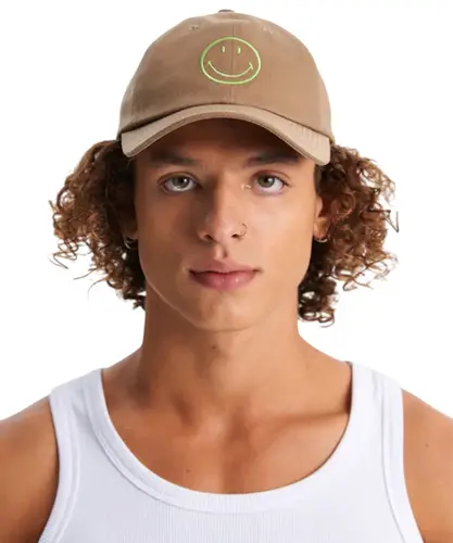 Boné Baw Dad Hat Baw x Smiley Marrom