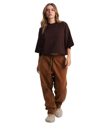 Camiseta Baw Boxy Garden Marrom