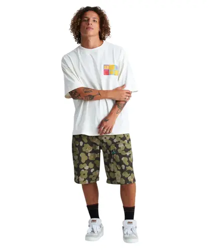 Camiseta Baw Oversized Holiday Baw X Smiley Off White