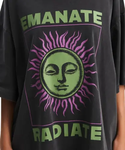 Camiseta Baw Oversized Emanate Preto