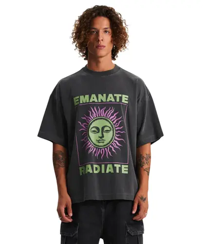 Camiseta Baw Oversized Emanate Preto