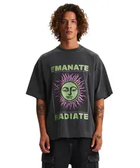 Camiseta Baw Oversized Emanate Preto