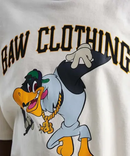 Camiseta Baw Oversized Buz Baw x WW Off White