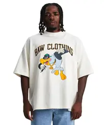 Camiseta Baw Oversized Buz Baw x WW Off White