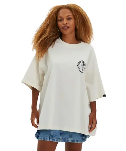 Camiseta Baw Oversized Classy Off White