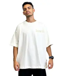 Camiseta Baw Oversized Inward City Off White