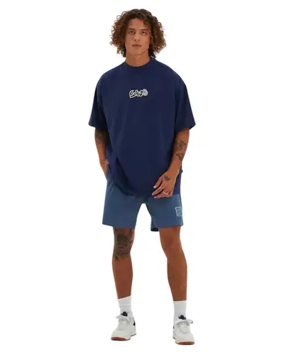 Camiseta Baw Oversized Baw Planet Marinho