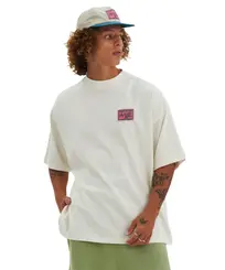Camiseta Baw Oversized Street Garden Off White