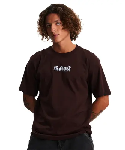 Camiseta Baw Regular Baw 3D Marrom