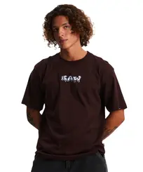Camiseta Baw Regular Baw 3D Marrom