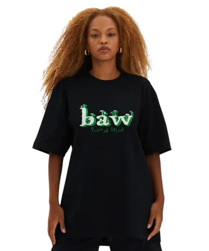 Camiseta Baw Regular Mush Preto