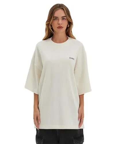 Camiseta Baw Oversized Rubber Off White
