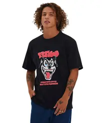 Camiseta Baw Regular Mad Dog Preto
