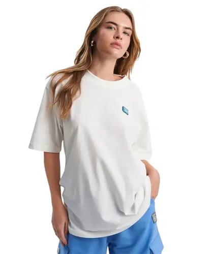 Camiseta Baw Regular Fruits Garden Off White