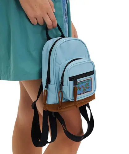 Mini Mochila Baw Garden Azul