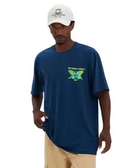 Camiseta Baw Regular Butterfly Effect Azul Marinho