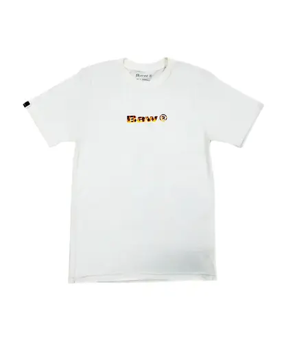Camiseta Baw Regular Flaming Baw Off White